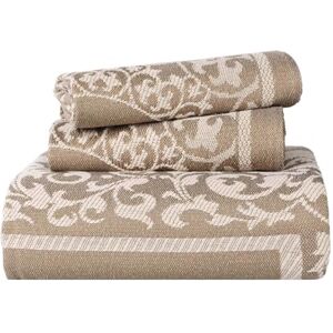 Superior Bedspread, Cotton, Taupe, Queen Superior Bedspread, Cotton, Taupe, Queen