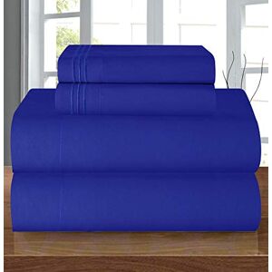 Elegant Comfort Luxury Soft 1500 Thread Count Egyptian 4-Piece Premium Hotel Quality Wrinkle Resistant Bedding Set, All Around Elastic Fitted Sheet, Deep Pocket up to 16inch, Twin/Twin XL, Royal Blue Elegant Comfort Luxury Soft 1500 Thread Count Egyptian 4-Piece Premium Hotel Quality Wrinkle Resistant Bedding Set, All Around Elastic Fitted Sheet, Deep Pocket up to 16inch, Twin/Twin XL, Royal Blue