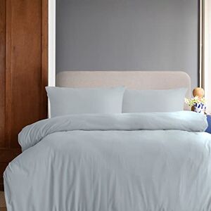 Komfortec Premium Bed Linen 155 x 220 cm with 1 Pillowcase 40 x 80 cm Brushed Microfibre Set Grey Komfortec Premium Bed Linen 155 x 220 cm with 1 Pillowcase 40 x 80 cm Brushed Microfibre Set Grey