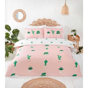 Rapport Home Microfibre King Duvet Cover Set - Reversible Cactus Bedding Rapport Home Microfibre King Duvet Cover Set - Reversible Cactus Bedding
