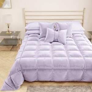 PETTI Artigiani Italiani Soft and Warm Velvet Quilt, 350 g/m², Double Duvet, Double Duvet, 260 x 270 cm, Lilac, 100% Made in Italy PETTI Artigiani Italiani Soft and Warm Velvet Quilt, 350 g/m², Double Duvet, Double Duvet, 260 x 270 cm, Lilac, 100% Made in Italy
