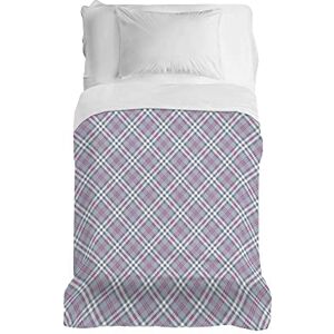 PENSIERI DELICATI Bedspread 170 x 280 cm, Single 100% Cotton Pique, Ideal as a Furnishing Blanket, Single Bed Blanket, Pink Scotty Pattern, 100% Made in Italy PENSIERI DELICATI Bedspread 170 x 280 cm, Single 100% Cotton Pique, Ideal as a Furnishing Blanket, Single Bed Blanket, Pink Scotty Pattern, 100% Made in Italy