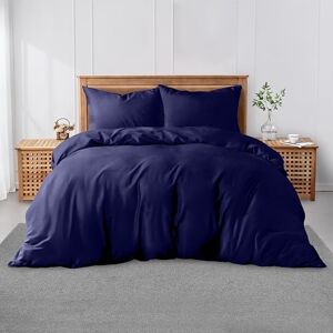 GC GAVENO CAVAILIA Super King Plain Dyed Duvet Cover Set with Pillowcase Soft Comfortable, Lightweight Polycotton Bedding, Easy-Care Quilt Comforter Cover Navy GC GAVENO CAVAILIA Super King Plain Dyed Duvet Cover Set with Pillowcase Soft Comfortable, Lightweight Polycotton Bedding, Easy-Care Quilt Comforter Cover Navy