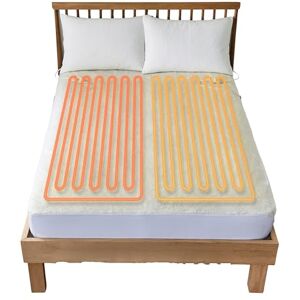 Dimplex DXMCSKD Machine Washable Fleece Heated Mattress Cover Electric Blanket with Dual Control and Extra Foot Warmth Super King Dimplex DXMCSKD Machine Washable Fleece Heated Mattress Cover Electric Blanket with Dual Control and Extra Foot Warmth Super King