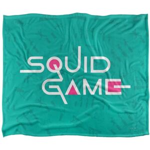 Squid Game AQUA LOGO Silky Touch Super Soft Throw Blanket 152 x 127 cm Squid Game AQUA LOGO Silky Touch Super Soft Throw Blanket 152 x 127 cm
