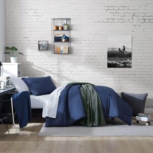 Nautica Casual Reversible Comforter Set, Includes Bonus Sham(s), Fitted Sheet, Pillowcase(s) and Laundry Bag, Polyester, Solid Navy, Twin/Twin XL Nautica Casual Reversible Comforter Set, Includes Bonus Sham(s), Fitted Sheet, Pillowcase(s) and Laundry Bag, Polyester, Solid Navy, Twin/Twin XL