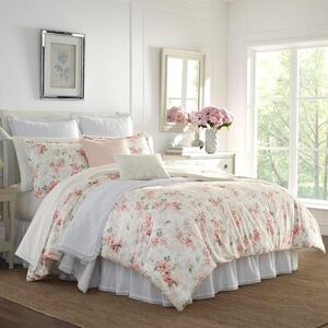 Laura Ashley Luxury Ultra Soft Comforter, All Season Premium Bedding Set, Stylish Delicate Design for Home Décor, Cotton,Faux Velvet,Polyester,Plush, Blush, Queen Laura Ashley Luxury Ultra Soft Comforter, All Season Premium Bedding Set, Stylish Delicate Design for Home Décor, Cotton,Faux Velvet,Polyester,Plush, Blush, Queen