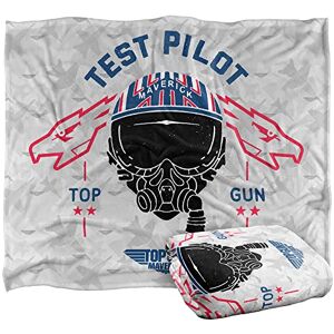 LOGOVISION Top Gun: Maverick Blanket, 152 x 127 cm Test Pilot Silky Touch Super Soft Throw Blanket, 50" x 60 LOGOVISION Top Gun: Maverick Blanket, 152 x 127 cm Test Pilot Silky Touch Super Soft Throw Blanket, 50" x 60
