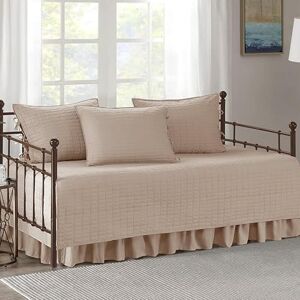 Comfort Spaces Kienna Blush Daybed Set - Quilt, All Season Bedding Comfort Spaces Kienna Blush Daybed Set - Quilt, All Season Bedding