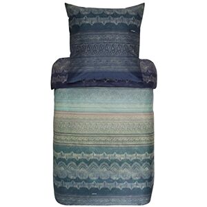 Bassetti Brunelleschi 9291571 Bed Linen + 1 Pillowcase Made from 100% Cotton Satin in Green V4, Dimensions: 155 x 220 cm + 1 K 80 x 80 cm Bassetti Brunelleschi 9291571 Bed Linen + 1 Pillowcase Made from 100% Cotton Satin in Green V4, Dimensions: 155 x 220 cm + 1 K 80 x 80 cm