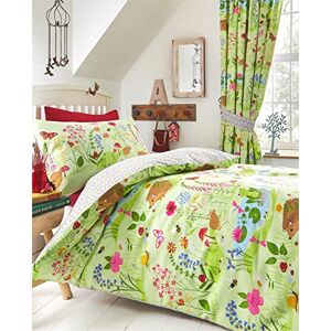 Kampala Hill Homespace Direct Woodland Adventure Kids Duvet Cover Set Childrens Woodland Animal Reversible Easy Care Bedding Daisy Flowers Butterflies and Bees Bed Linen with Pillowcases Double Kampala Hill Homespace Direct Woodland Adventure Kids Duvet Cover Set Childrens Woodland Animal Reversible Easy Care Bedding Daisy Flowers Butterflies and Bees Bed Linen with Pillowcases Double