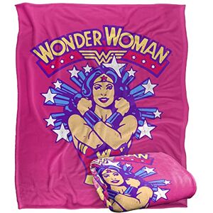LOGOVISION WONDER WOMAN Star Crossed Silky Touch Super Soft Throw Blanket 152 x 127 cm LOGOVISION WONDER WOMAN Star Crossed Silky Touch Super Soft Throw Blanket 152 x 127 cm