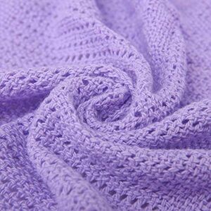 Brandless Purple Cotton Cellular Blanket - Single Bed Brandless Purple Cotton Cellular Blanket - Single Bed