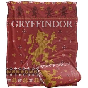 LOGOVISION HARRY POTTER Blanket, 152 x 127 cm Gryffindor Ugly Christmas Sweater Silky Touch Super Soft Throw Blanket LOGOVISION HARRY POTTER Blanket, 152 x 127 cm Gryffindor Ugly Christmas Sweater Silky Touch Super Soft Throw Blanket