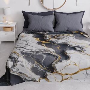 Petti Artigiani Italiani Double Bedspread - Marble Effect - 265x265 cm Petti Artigiani Italiani Double Bedspread - Marble Effect - 265x265 cm