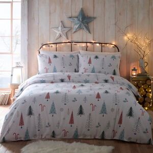 Portfolio Home Alpine Forest Festive Trees Multi Double 100% Brushed Cotton Soft Cosy Bed Linen Bedding Duvet Cover Quilt Set With Pillow Cases Portfolio Home Alpine Forest Festive Trees Multi Double 100% Brushed Cotton Soft Cosy Bed Linen Bedding Duvet Cover Quilt Set With Pillow Cases