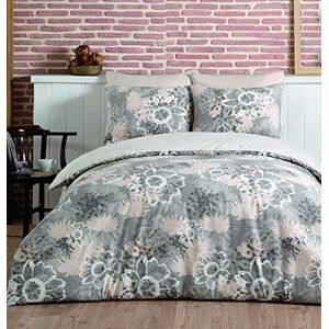 Questo Casa Ranforce Double Duvet Cover Set 100% Cotton, Duvet Cover: 200 x 220 cm, Flat Sheet: 240 x 260 cm, Pillowcase: 50 x 70 cm (2 Pieces) Questo Casa Ranforce Double Duvet Cover Set 100% Cotton, Duvet Cover: 200 x 220 cm, Flat Sheet: 240 x 260 cm, Pillowcase: 50 x 70 cm (2 Pieces)