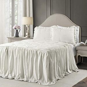 Lush Decor Ravello Pintuck - White - King Bedding Set Lush Decor Ravello Pintuck - White - King Bedding Set