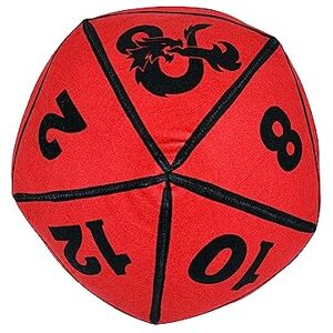 Northwest Company Dungeons & Dragons Red D20 Plush Cloud Pillow Standard Northwest Company Dungeons & Dragons Red D20 Plush Cloud Pillow Standard