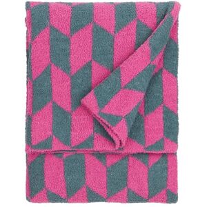 furn. Olsen Feather Yarn Throw – Soft Geometric Double Sided Blanket (Retro Pink – 130x180cm) furn. Olsen Feather Yarn Throw – Soft Geometric Double Sided Blanket (Retro Pink – 130x180cm)