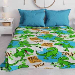 PETTI Artigiani Italiani - T-Rex Spring Summer Baby Girl Bedspread - Bedspread PETTI Artigiani Italiani - T-Rex Spring Summer Baby Girl Bedspread - Bedspread