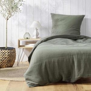 Douceur d'Intérieur - Angelia Khaki Bedding Set - Cotton Gauze Douceur d'Intérieur - Angelia Khaki Bedding Set - Cotton Gauze