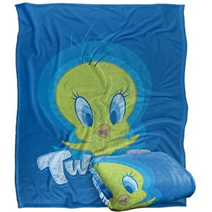 LOGOVISION LOONEY TUNES Blanket, 152 x 127 cm, Tweety Swirl Silky Touch Super Soft Throw LOGOVISION LOONEY TUNES Blanket, 152 x 127 cm, Tweety Swirl Silky Touch Super Soft Throw