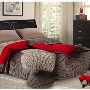 PETTI Artigiani Italiani , Hypoallergenic, Microfiber, Cozy and Warm, Printed Duvet, 100% Made in Italy, Heart, Bed 180 (170/180 x 190/200) PETTI Artigiani Italiani , Hypoallergenic, Microfiber, Cozy and Warm, Printed Duvet, 100% Made in Italy, Heart, Bed 180 (170/180 x 190/200)