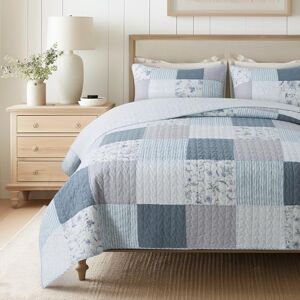 SLPR Coastal Dream 2-Piece Reversible Cotton Quilt Set - Quilt & Sham SLPR Coastal Dream 2-Piece Reversible Cotton Quilt Set - Quilt & Sham
