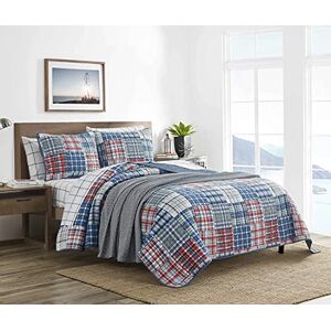 Nautica Queen Quilt Set, All Season Cotton Home Bedding, Lightweight & Reversible (Raeford Blue, Queen) Nautica Queen Quilt Set, All Season Cotton Home Bedding, Lightweight & Reversible (Raeford Blue, Queen)