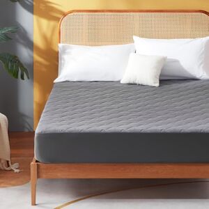 Sonive Thin Super King Mattress Protector, Quilted Mattress Pad Super King 180x200 cm, Waterproof Mattress Topper, Breathable Mattress Cover Stretches up to 38 CM, Grey Sonive Thin Super King Mattress Protector, Quilted Mattress Pad Super King 180x200 cm, Waterproof Mattress Topper, Breathable Mattress Cover Stretches up to 38 CM, Grey