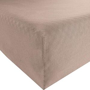 Bassetti 9302332 Fitted Sheet 4A/498 Taupe Cotton/Elastane 90 cm x 190 cm / 100 cm x 220 cm Bassetti 9302332 Fitted Sheet 4A/498 Taupe Cotton/Elastane 90 cm x 190 cm / 100 cm x 220 cm