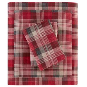 Woolrich John Rich & Bros. Woolrich Cotton Sheet Set Cottage Charms Print, 100% Cotton Flannel Sheets Warm & Fuzzy Bedding Set Queen Size Sheets, Fitted Pocket Fits Up to 14" Mattress, Queen Red Plaid, 4 Piece Woolrich John Rich & Bros. Woolrich Cotton Sheet Set Cottage Charms Print, 100% Cotton Flannel Sheets Warm & Fuzzy Bedding Set Queen Size Sheets, Fitted Pocket Fits Up to 14" Mattress, Queen Red Plaid, 4 Piece