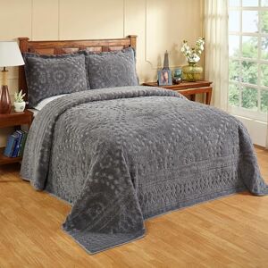Better Trends Cotton Bedspread - Gray - 81" x 110" - Bedspread Better Trends Cotton Bedspread - Gray - 81" x 110" - Bedspread