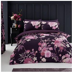 GC GAVENO CAVAILIA Printed Duvet Cover Sets, Super Soft Flower Bedding Sets Double, Blossom Comforter Bed Set, Purple, 701514 GC GAVENO CAVAILIA Printed Duvet Cover Sets, Super Soft Flower Bedding Sets Double, Blossom Comforter Bed Set, Purple, 701514