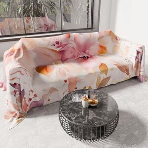 PETTI Artigiani Italiani - Light Floral Double Bedspread - 265x265cm PETTI Artigiani Italiani - Light Floral Double Bedspread - 265x265cm