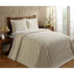 Better Trends / Pan Overseas 96 x 110 Rio Bedspread, Full, Ivory - Bedspread Better Trends / Pan Overseas 96 x 110 Rio Bedspread, Full, Ivory - Bedspread