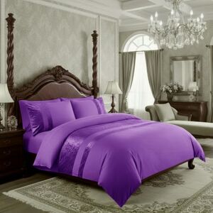 Casabella Luxury Crushed Velvet Panel Band Duvet Cover Sets with Pillow Case Single Duvet Cover Bedding Set – Purple Crush Velvet Single Duvet Cover Sets Casabella Luxury Crushed Velvet Panel Band Duvet Cover Sets with Pillow Case Single Duvet Cover Bedding Set – Purple Crush Velvet Single Duvet Cover Sets