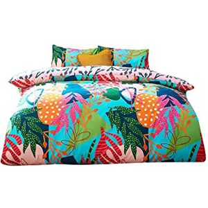 furn. Coralina Tropical Palm Duvet Cover Set – Vibrant Reversible Floral Leaf Bedding (Blue – Single) furn. Coralina Tropical Palm Duvet Cover Set – Vibrant Reversible Floral Leaf Bedding (Blue – Single)
