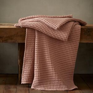 Pineapple Elephant Jaipur Chunky Waffle Cotton 150x200cm Blanket Throw Pink Pineapple Elephant Jaipur Chunky Waffle Cotton 150x200cm Blanket Throw Pink