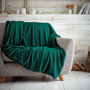 Gaveno Cavailia 727415 - Versatile Green Blanket for Sofa or Bed Gaveno Cavailia 727415 - Versatile Green Blanket for Sofa or Bed
