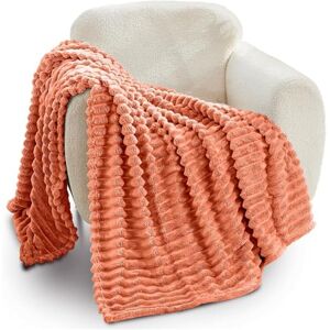 GC GAVENO CAVAILIA GC GAVNO CAVAILIA Ribbed Blanket Throw Fluffy Fleece Throws For Sofas, Bed, Settee, Couch Comfortable Extra Large Blankets & Throws King Size 200x240 Cm Rust GC GAVENO CAVAILIA GC GAVNO CAVAILIA Ribbed Blanket Throw Fluffy Fleece Throws For Sofas, Bed, Settee, Couch Comfortable Extra Large Blankets & Throws King Size 200x240 Cm Rust