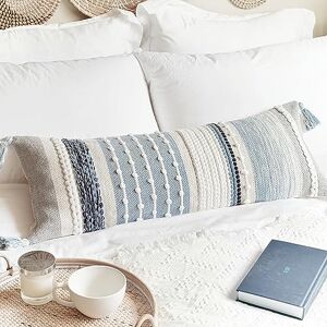 BlissBlush Boho Decorative Lumbar Pillow Cover - 14x36 - Cushion Cover Only BlissBlush Boho Decorative Lumbar Pillow Cover - 14x36 - Cushion Cover Only