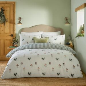 Wylder furn. Robin’s Return Duvet Cover Set – Reversible Soft Cotton Cosy Festive Bedding (Cream/Pine Double) Wylder furn. Robin’s Return Duvet Cover Set – Reversible Soft Cotton Cosy Festive Bedding (Cream/Pine Double)