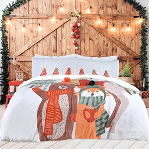 Sleepdown Bear and Friends Xmas Reversible Flannel Fleece SkyBlue Duvet Cover Quilt Bedding Set with Pillowcases Thermal Warm Cosy Soft Easy Care Bed Linen-Double(200x200cm),5056557512577,Multicolor Sleepdown Bear and Friends Xmas Reversible Flannel Fleece SkyBlue Duvet Cover Quilt Bedding Set with Pillowcases Thermal Warm Cosy Soft Easy Care Bed Linen-Double(200x200cm),5056557512577,Multicolor