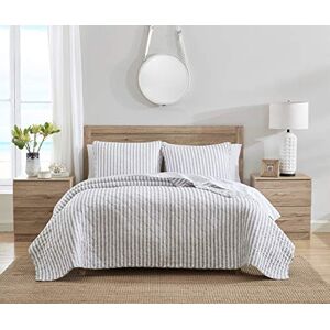Stone Cottage Quilt Set-100, Lightweight & Breathable Bedding, Reversible & Ideal for All Seasons, Pre-Washed for Added Softness, Cotton, Grey, Queen Stone Cottage Quilt Set-100, Lightweight & Breathable Bedding, Reversible & Ideal for All Seasons, Pre-Washed for Added Softness, Cotton, Grey, Queen