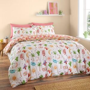 Hella Sassy Homeware Fiesta Reversible Duvet Cover Bedding Set Natural - Bedding Set Hella Sassy Homeware Fiesta Reversible Duvet Cover Bedding Set Natural - Bedding Set