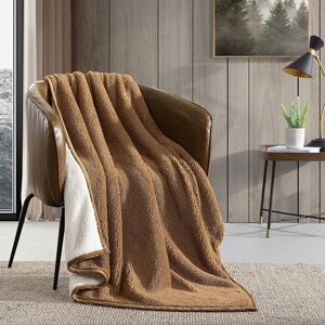 Eddie Bauer Throw Blanket, Ultra Soft Plush Sherpa Home Decor, Reversible Bi-Colored Bedding (Solid Brown/Ivory, 50" x 60") Eddie Bauer Throw Blanket, Ultra Soft Plush Sherpa Home Decor, Reversible Bi-Colored Bedding (Solid Brown/Ivory, 50" x 60")