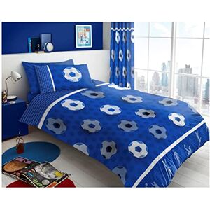 GC GAVENO CAVAILIA Kids Printed Duvet Cover & Sheet Set, Easy Care Polycotton Children Bedding, Single, Football Blue GC GAVENO CAVAILIA Kids Printed Duvet Cover & Sheet Set, Easy Care Polycotton Children Bedding, Single, Football Blue