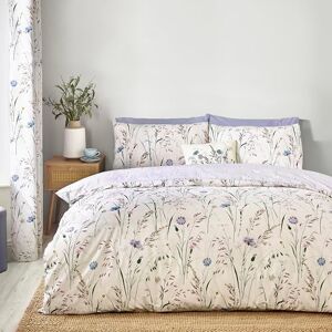 Catherine Lansfield Grasmere Floral Reversible Super King Duvet Cover Set with Pillowcases Lilac Catherine Lansfield Grasmere Floral Reversible Super King Duvet Cover Set with Pillowcases Lilac